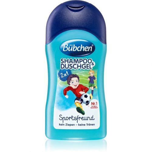 Bübchen Kids Shampoo & Shower II šampon a sprchový gel 2 v 1 cestovní balení Sport'n Fun 50 ml
