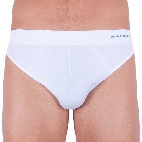 Pánské slipy Gino bambusové bílé (50004) M