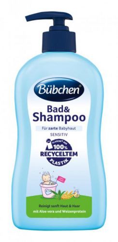 BÜBCHEN Baby koupel a šampon s dávkovačem 400 ml