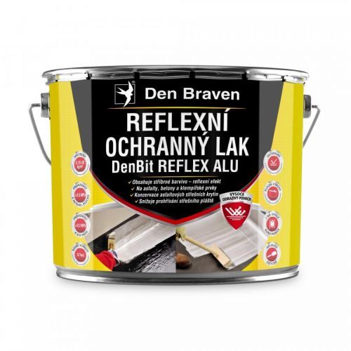 Lak ochranný reflexní DenBit Reflex Alu 9 kg