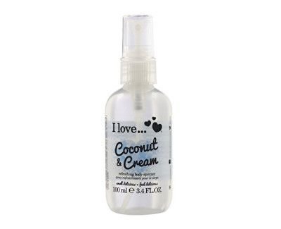 I love... Coconut & Cream  Osvěžující tělový sprej 100.0 ml