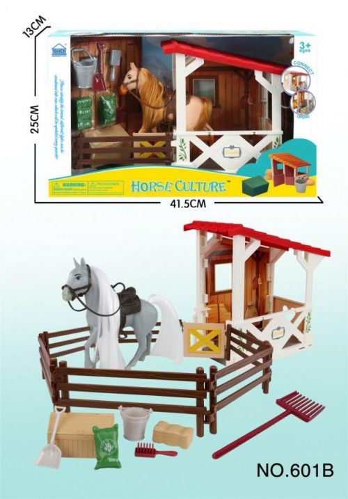 Stáj s koníkem - Alltoys