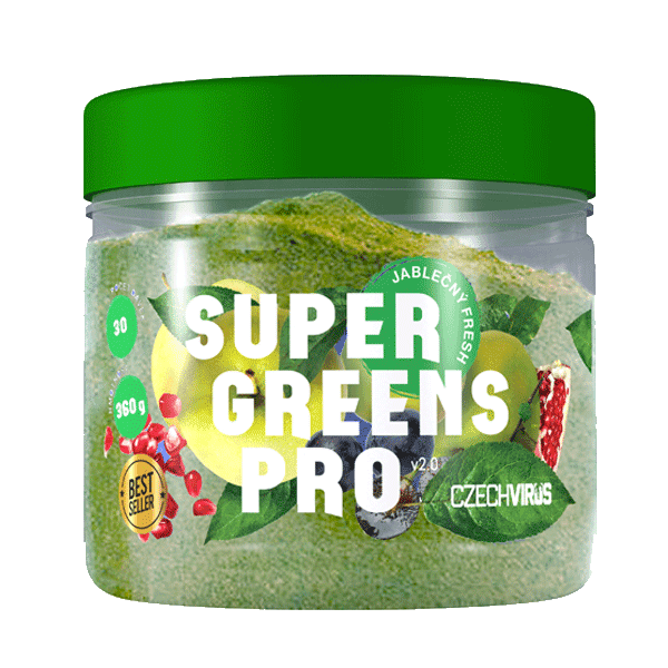 Czech Virus Super Greens Pro lesní ovoce 360g