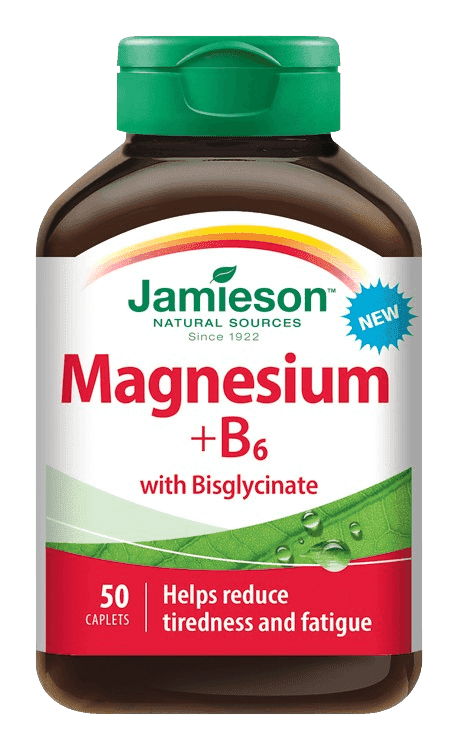 Jamieson Hořčík+vitamín B6 s bisglycinátem 50 tablet