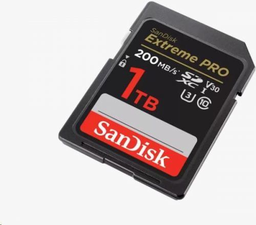 SanDisk SDXC karta 1TB Extreme PRO (200 MB/s Class 10, UHS-I U3 V30) (SDSDXXD-1T00-GN4IN)