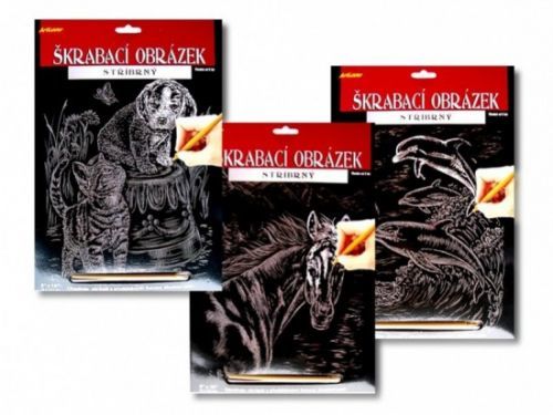 SMT Škrabací obrázek stříbrný SCS-EP-100