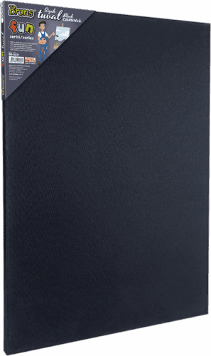 Plátno v rámu 35 x 50 cm - černé - BR-5031