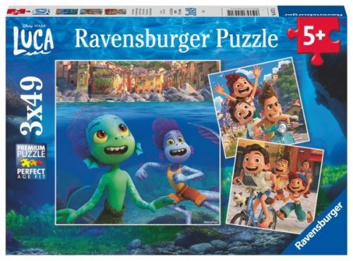 Ravensburger Disney Pixar: Luca 3x49 dílků