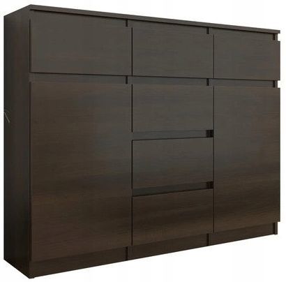 MBN Komoda s šuplíky 120 x 40 x 98 cm - Wenge