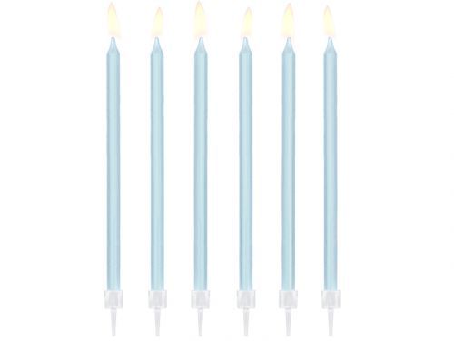 PCo Dortové svíčky - modrá 14cm, 12ks