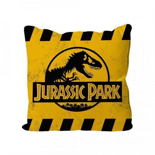 SD Toys | Jurassic Park - polštář Caution Yellow Logo 40 x 40 cm