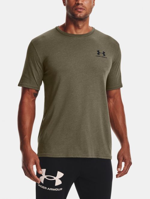 Under Armour UA Sportstyle LC SS Triko Zelená