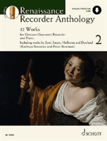 Renaissance Recorder Anthology - 32 Pieces for Soprano (Descant) Recorder and Piano (Bennetts Kathryn)(Sheet music)