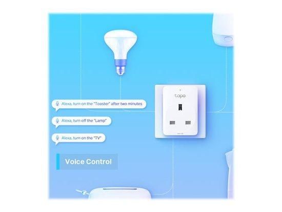 TP-LINK Tapo P100 2-pack WiFi Smart Plug 2.4G 1T1R BT Onboarding Tapo APP Alexa + Google assistant supported 10A 2-pack, TAPO P100(2-PACK)
