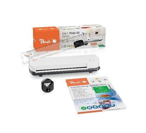 Peach 4 in1 Laminating Kit PBP300, set laminátor PL707, řezačka PC100-04, mix folií a zařezávač rožků , 510788