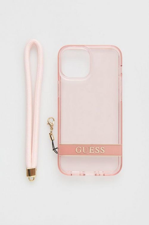 Obal na telefon Guess Iphone 13 Mini 5,4'' růžová barva