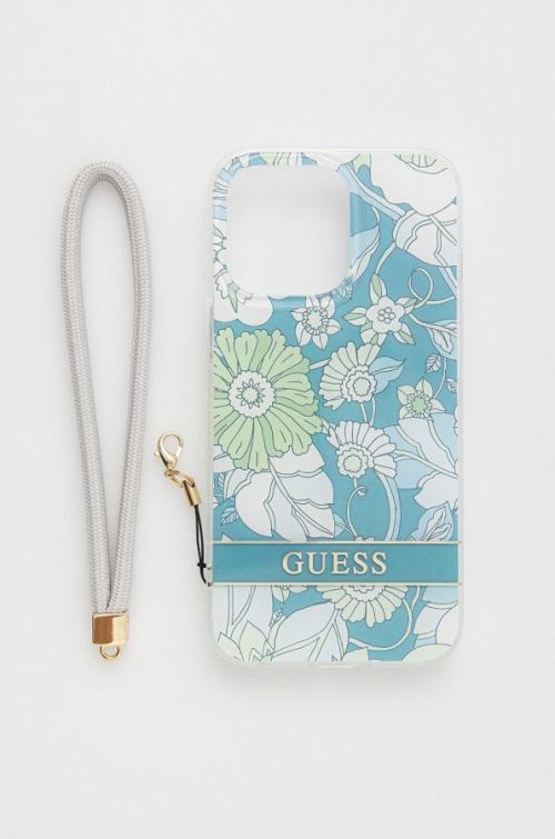 Obal na telefon Guess Iphone 13 Pro / 13 6,1'' zelená barva