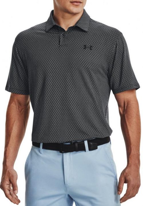 Triko Under Armour UA T2G Printed Polo-BLK