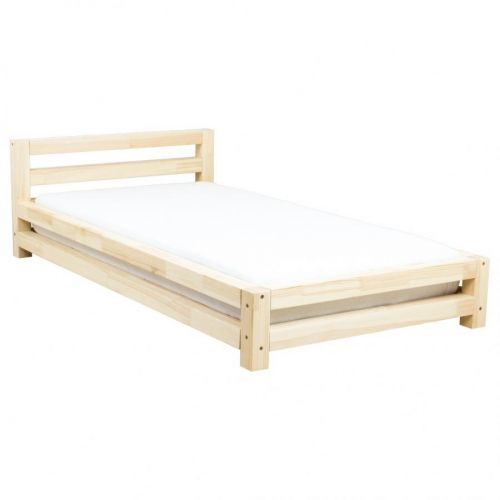 Benlemi Dětská postel MODERN 90x160 cm - Transparentní vosková lazura matná