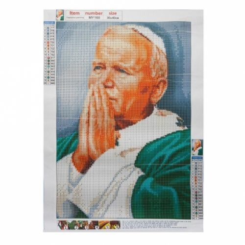 Diamantové malování 5D Jan Pavel II.