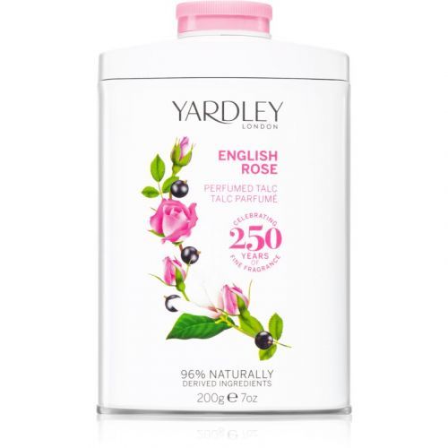 Yardley English Rose parfémovaný pudr 200 g