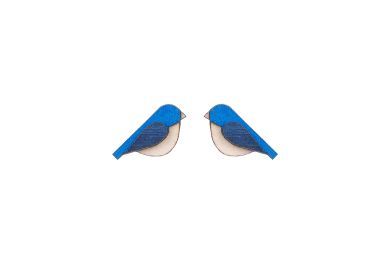 Blue Bird Earrings