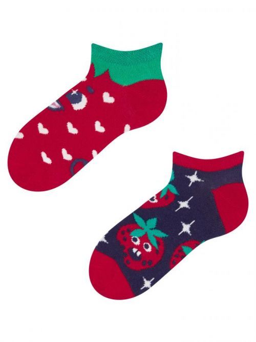 Veselé dětské ponožky Dedoles Šťastné jahody (D-K-SC-LS-C-C-238) 27/30