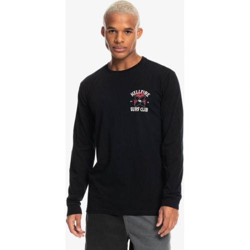 TRIKO QUIKSILVER HELL FIRE SURF CLUB L/S - černá - L