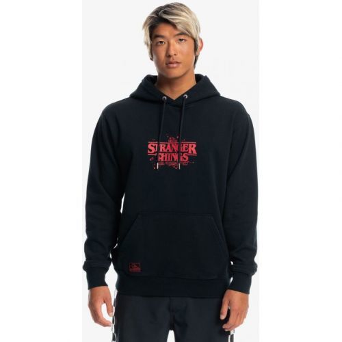 MIKINA QUIKSILVER OFFICIAL LOGO FLEECE - černá - L