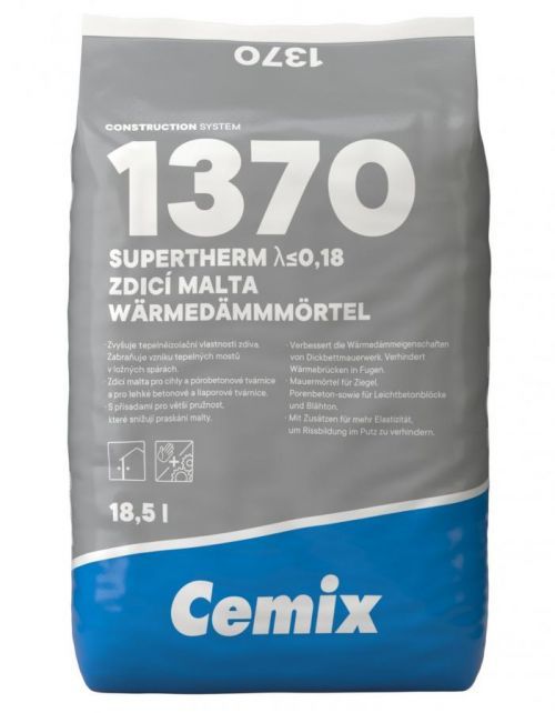 Malta zdicí Cemix 1370 SUPERTHERM 28,5 kg