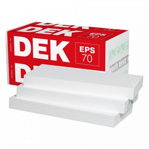 Tepelná izolace DEK EPS 70 F 80 mm (3 m2/bal.)