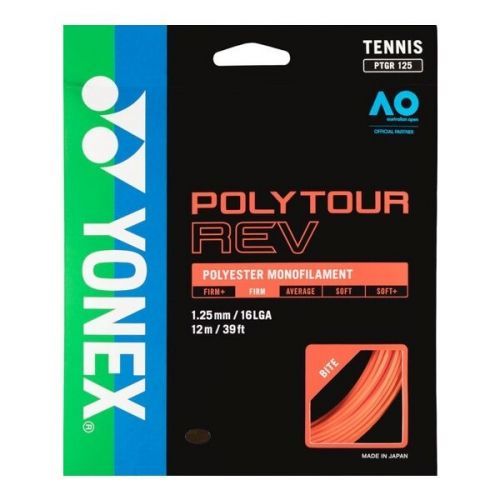 Yonex POLY TOUR REV Tenisový výplet, oranžová, velikost UNI