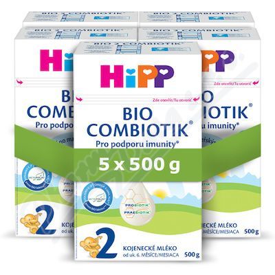 HiPP MLÉKO HiPP 2 BIO Combiotik 5x500g