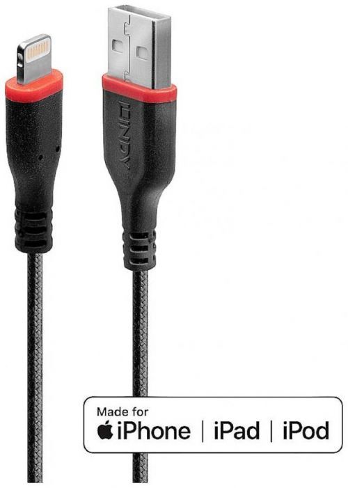 Kabel LINDY 31291, 1 m, černá