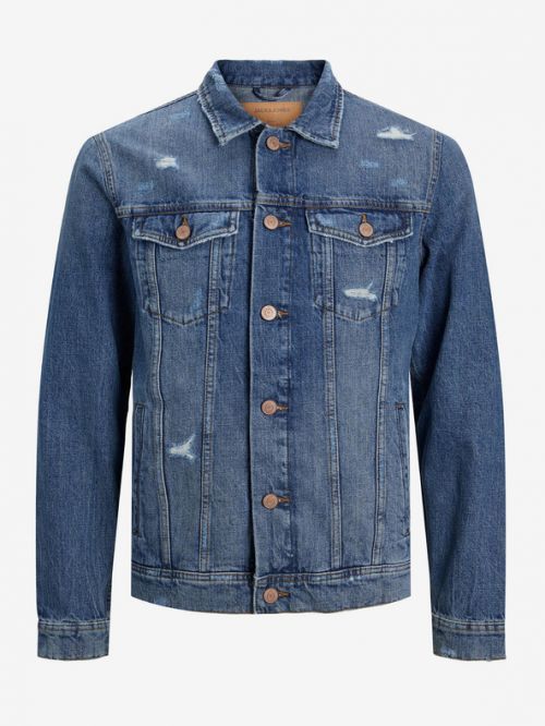 Jack & Jones Jean Bunda Modrá