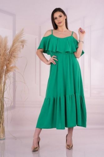 Merribel Sunlov Green Šaty One size Green