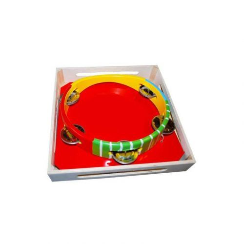 HJ Toys HJ Toys Tamburína barevná