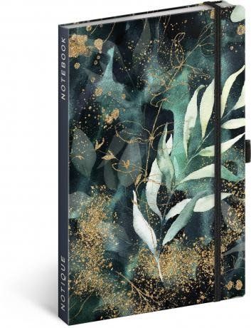 Notes - Eukalyptus, linkovaný, 13 × 21 cm