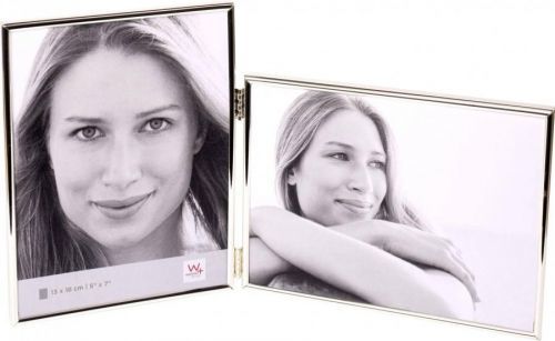 walther plus  design WD118S vyměnitelný fotorámeček Formát papíru: 13 x 18 cm  stříbrná