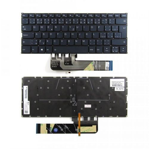 česká klávesnice Lenovo IdeaPad C340-14 C340-14API C340-14IML C340-14IWL blue CZ/SK podsvit