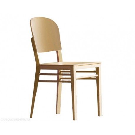 BILLIANI Dřevěná židle ALOE 432 GALERIE - čalounění Billiani BEZ LÁTKY GALERIE - Moření Billiani Moření buk