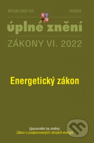 Aktualizace VI/3 - Energetický zákon - Poradce s.r.o.