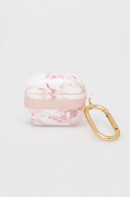 Kryt na airpods Guess Airpods 3 Cover růžová barva