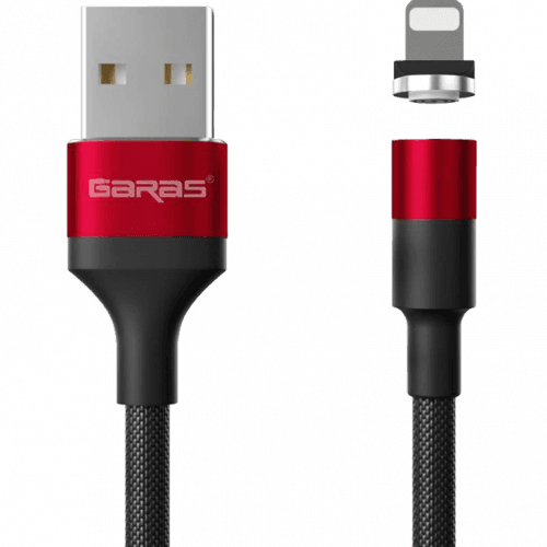 M1 - Magnetický USB kabel - Červený - Pro iPhone - 1 m