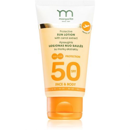 Margarita Protective ochranné opalovací mléko na tělo a obličej SPF 50 50 ml