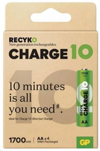 GP Recyko Charge 10, AA, tužka, 4 pack