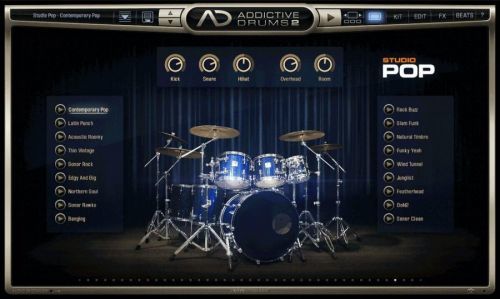 XLN Audio AD2: Studio Pop (Digitální produkt)