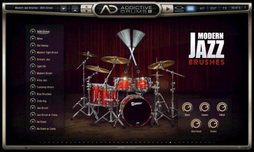 XLN Audio AD2: Modern Jazz Brushes (Digitální produkt)