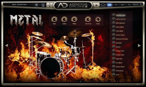 XLN Audio AD2: Metal (Digitální produkt)