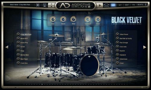 XLN Audio AD2: Black Velvet (Digitální produkt)